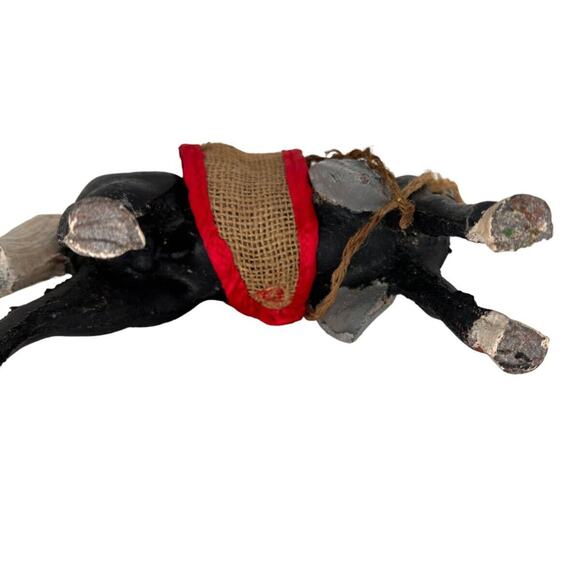 Vintage Horse figurine metal 9-1/2" Height Folk Art - Picture 7 of 7